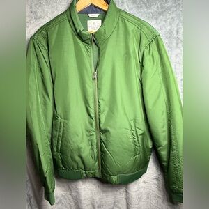 Construct Men’s Hybrid Insulated Jacket Green Full Zip Size M